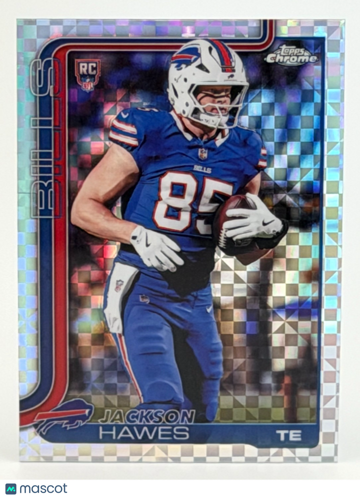 🏈 2025 Topps Chrome Football #397 Jackson Hawes RC Rookie - X-FRACTOR