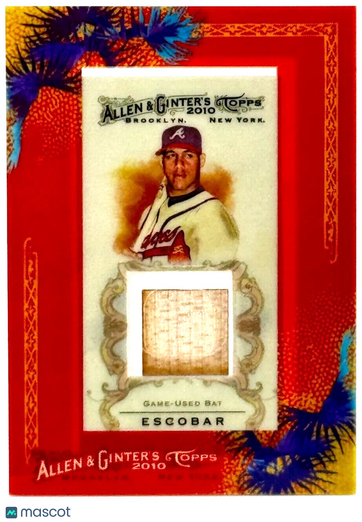 2010 Topps Allen & Ginter's - Framed Mini Relics Bat #AGR-YE Yunel Escobar