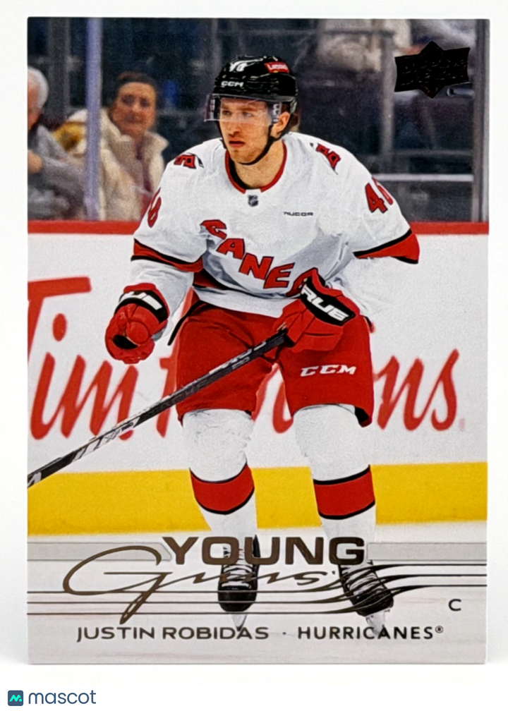 2025-26 Upper Deck Series 1 #243 Young Guns - Justin Robidas (RC) Rookie
