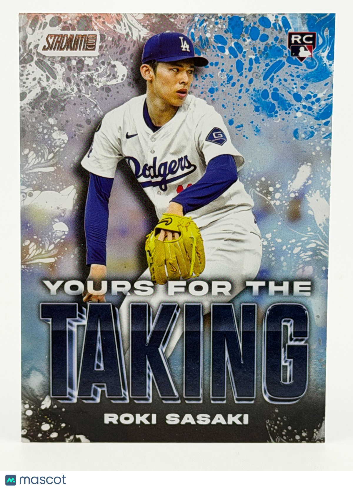 ⚾️ 2025 Topps Stadium Club #YK-10 Yours for the Taking - Roki Sasaki RC Rookie