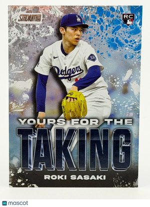 ⚾️ 2025 Topps Stadium Club #YK-10 Yours for the Taking - Roki Sasaki RC Rookie