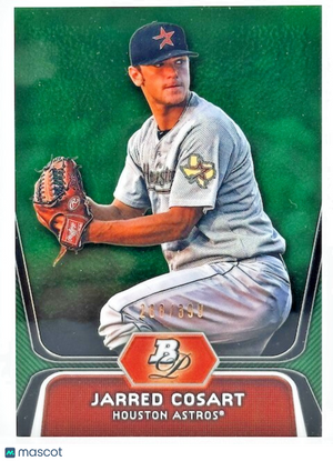 2012 Bowman Platinum - Prospects Jarred Cosart #BPP81 Green Refractor /399