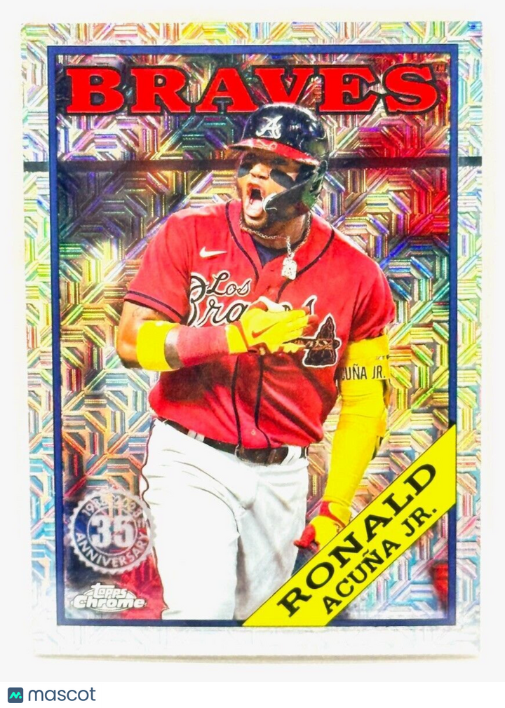 2023 Topps Update Series - 1988 Topps Silver Mojo #T88CU-51 Ronald Acuña Jr.