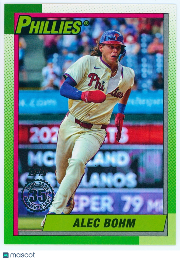 ⚾️ 2025 Topps Series 2 #90B2-21 1990 Topps 35th Anniversary - Alec Bohm