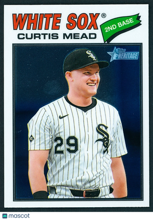 2026 Topps Heritage #303 Chrome Variation - Curtis Mead - White Sox