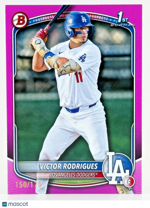 ⚾️ 2025 Bowman #BP-45 Pink Border Parallel (150/175) Victor Rodrigues - Dodgers