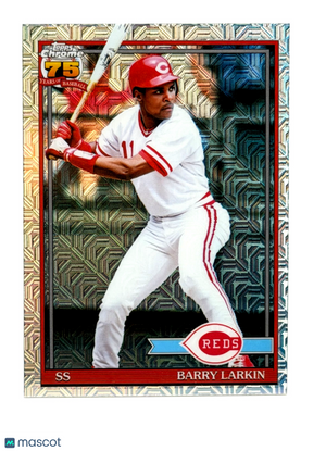 2026 Topps #91C-37 1991 Topps Silver Pack Mojo - Barry Larkin HOF