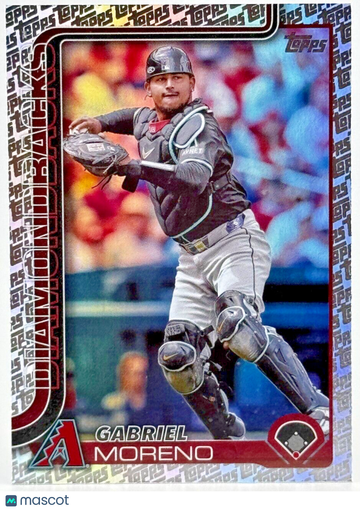 ⚾️ 2025 Topps Series 1 #235 Topps Logo Foilboard - Gabriel Moreno