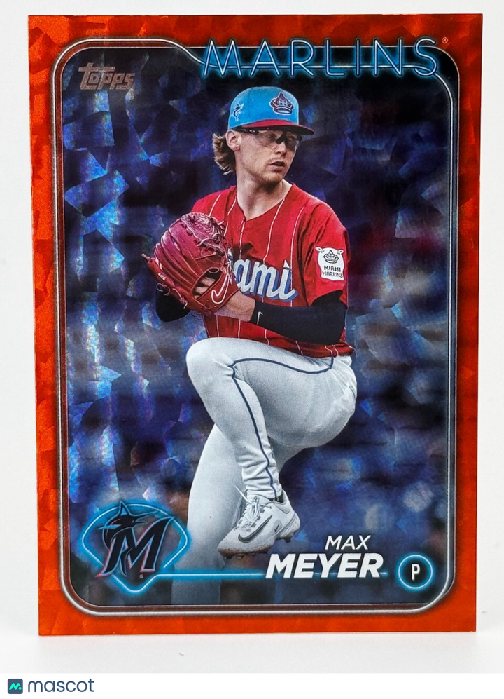 2024 Topps Update Series ORANGE CRACKLE FOILBOARD (262/299) #US236 Max Meyer