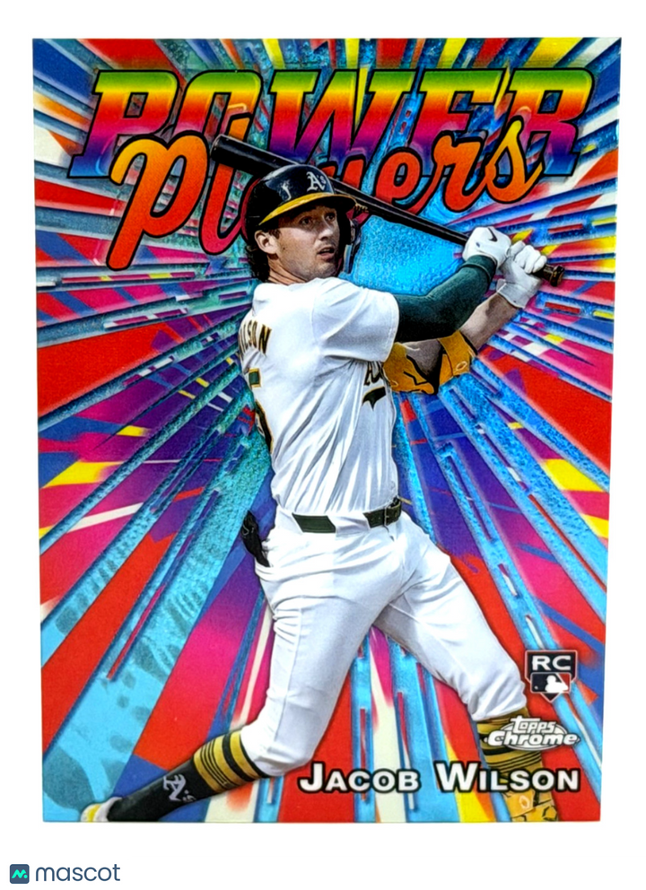 2025 Topps Chrome - Power Players Jacob Wilson #PP-22 (RC) Rookie