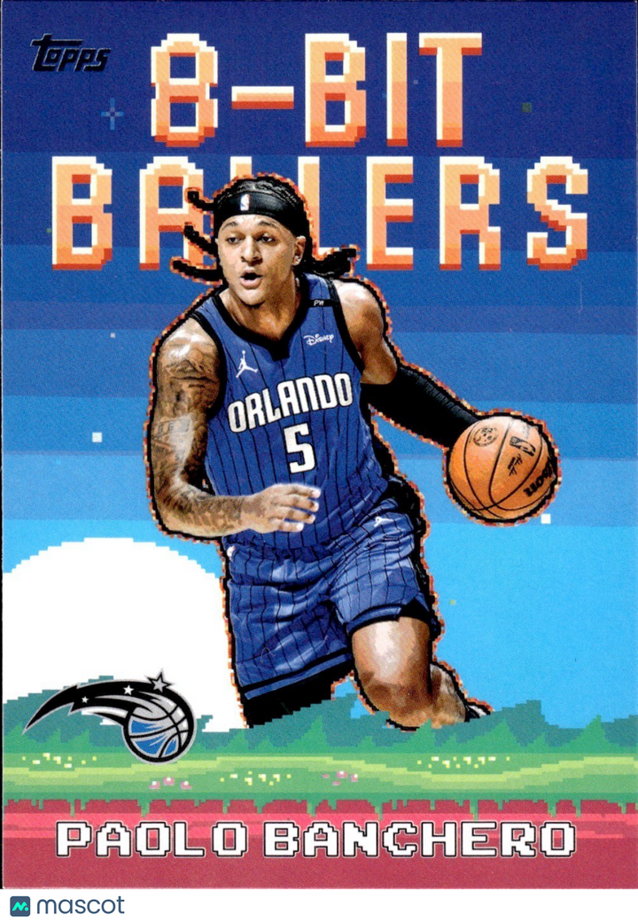 2025-26 Topps Basketball #8B-9 Paolo Banchero 8-Bit Ballers Insert