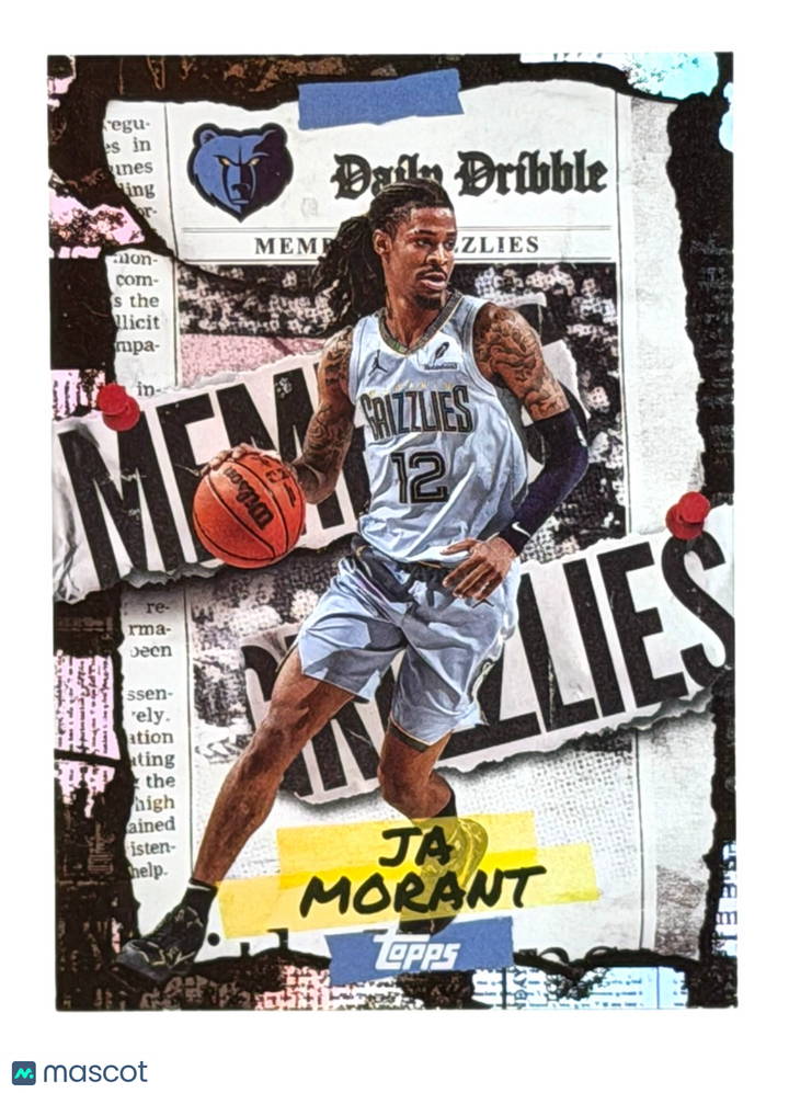 2025-26 Topps Basketball #DD-24 DAILY DRIBBLE Rainbow Foil - Ja Morant