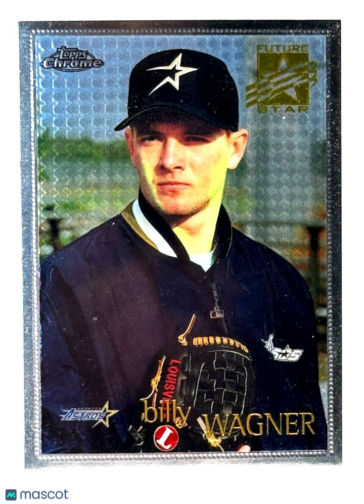 1996 Topps Chrome Future Star #74 Billy Wagner (RC) - Hall of Fame - 1st Topps