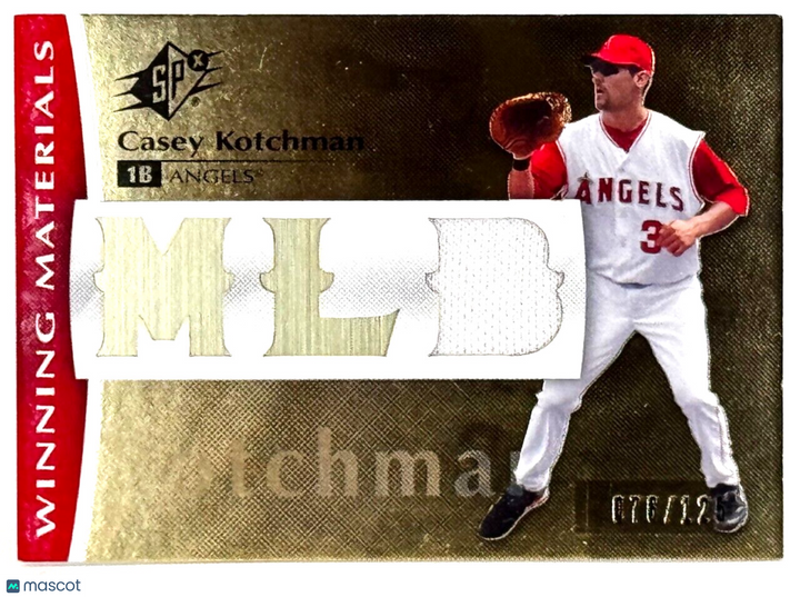 2008 SPx Winning Materials Relic #WM-CK MLB (76/125) Casey Kotchman - Angels