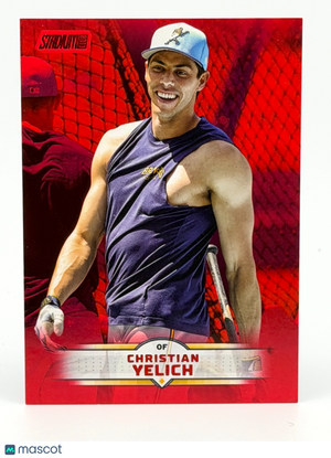 ⚾️ 2025 Topps Stadium Club #171 RED Parallel - Christian Yelich