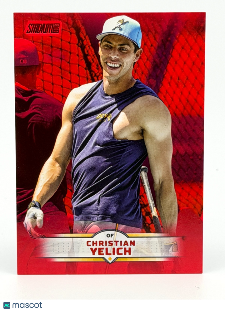 ⚾️ 2025 Topps Stadium Club #171 RED Parallel - Christian Yelich