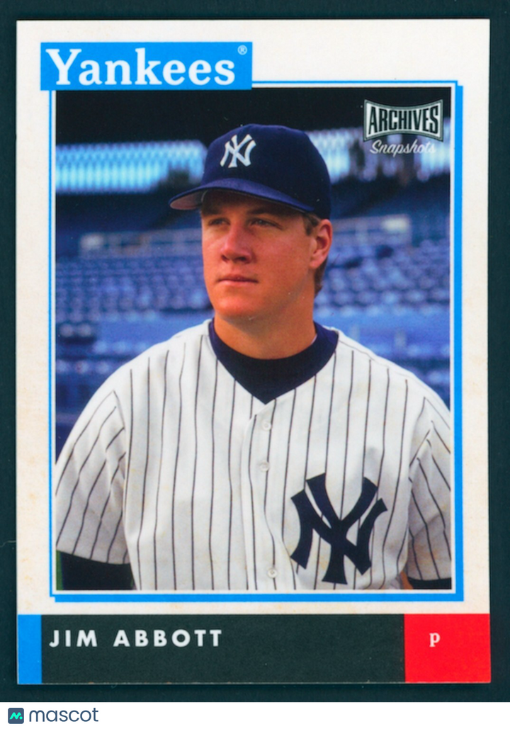 ⚾️ 2020 Topps Archives Snapshots - Jim Abbott #AS-JA