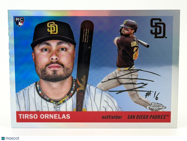 2025 Topps Chrome Platinum Anniversary #399 Tirso Ornelas RC Rookie REFRACTOR