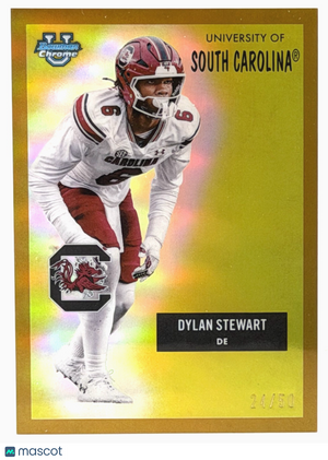 2025 Bowman U Chrome FB #55AV-15 1955 Bowman GOLD /50 Dylan Stewart 1:2676 Packs
