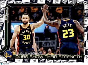 2025-26 Topps Basketball #291 Dub Nation - Steph Curry - SEASON TIP OFF