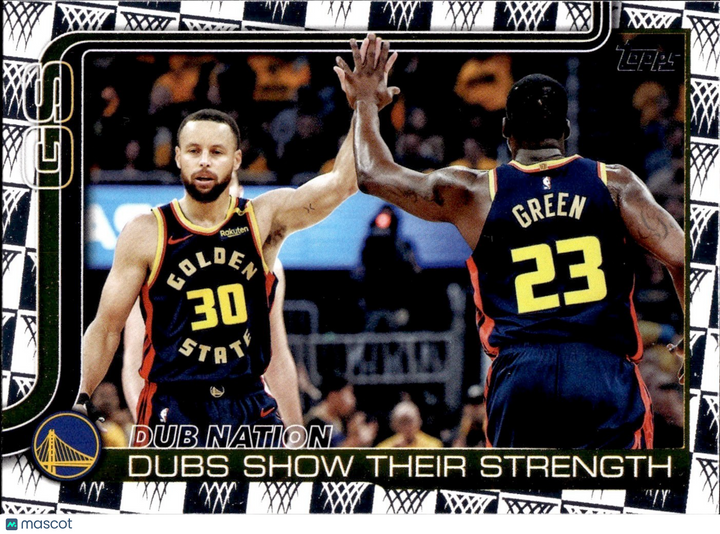2025-26 Topps Basketball #291 Dub Nation - Steph Curry - SEASON TIP OFF