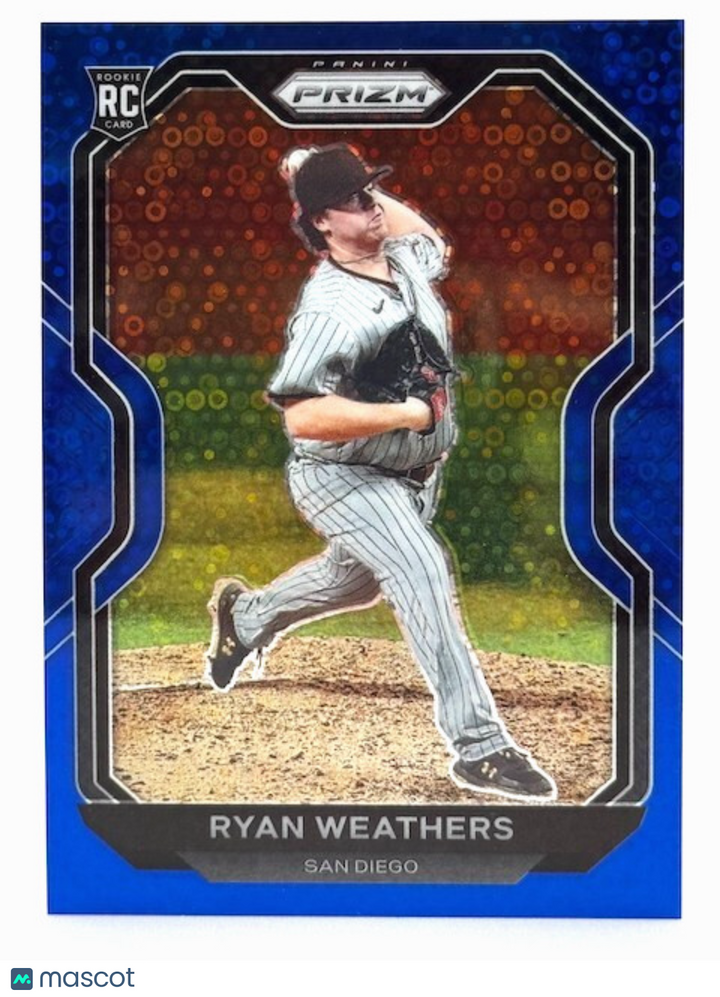 ⚾️ 2021 Panini Prizm - Ryan Weathers #20 Blue Donut Circle Prizm /199 (RC)