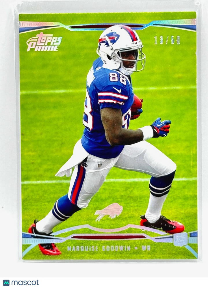 2013 TOPPS PRIME - ROOKIE REFRACTOR /50 - #116 MARQUISE GOODWIN (RC) - MINT!