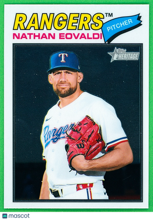 2026 Topps Heritage #40 Chrome Variation - Nathan Bovaldi