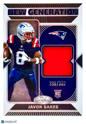 🏈 2024 Certified NEW GENERATION (RC) BRONZE MIRROR JER /399 - Javon Baker  🏈
