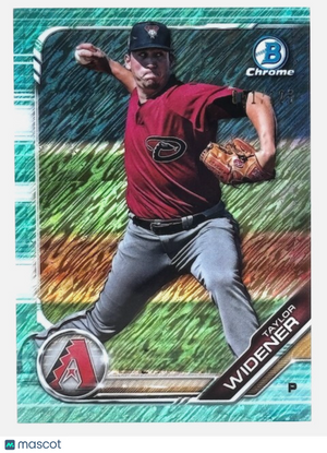 2019 Bowman - Chrome Prospects Aqua Refractor /125 Taylor Widener #BCP-9 (RC)
