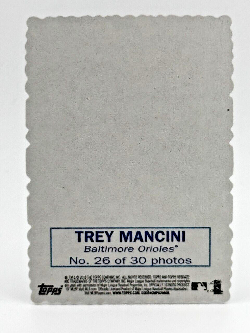 ⚾️ 2018 Topps Heritage HN Deckle Edge (26/30) SP - Trey Mancini - Orioles