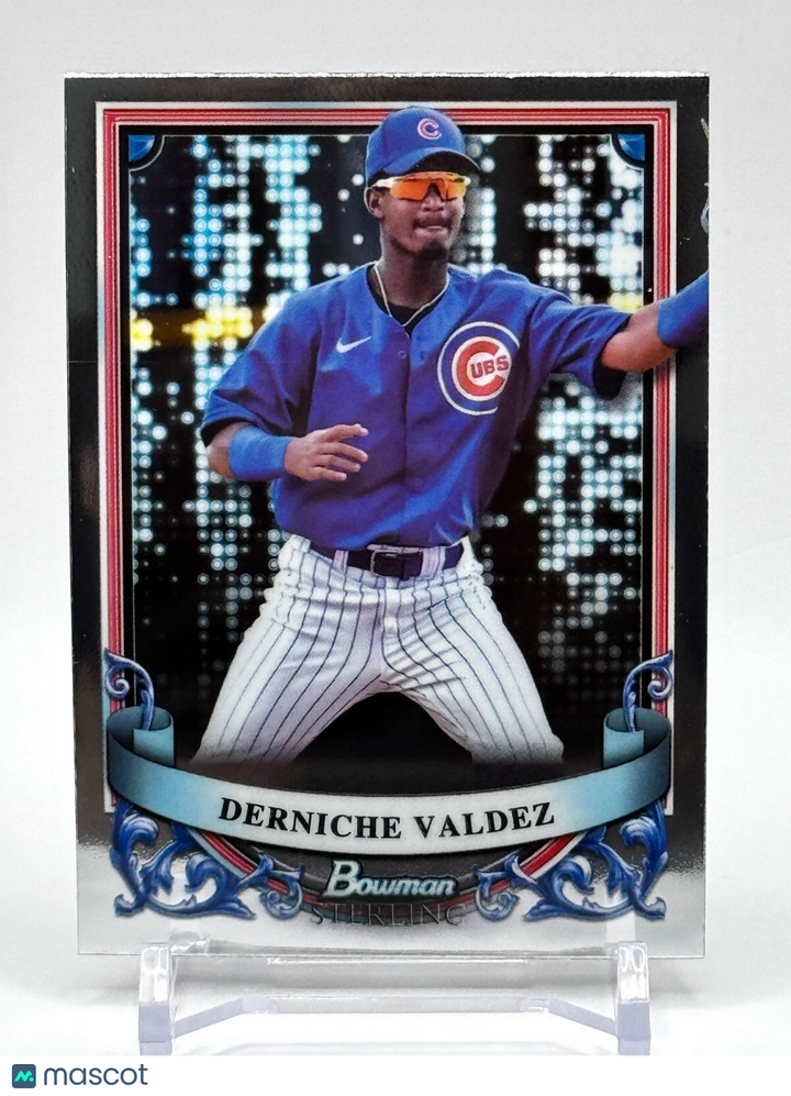 2024 BOWMAN STERLING PROSPECTS #BSP-36 DERNICHE VALDEZ - CHICAGO CUBS