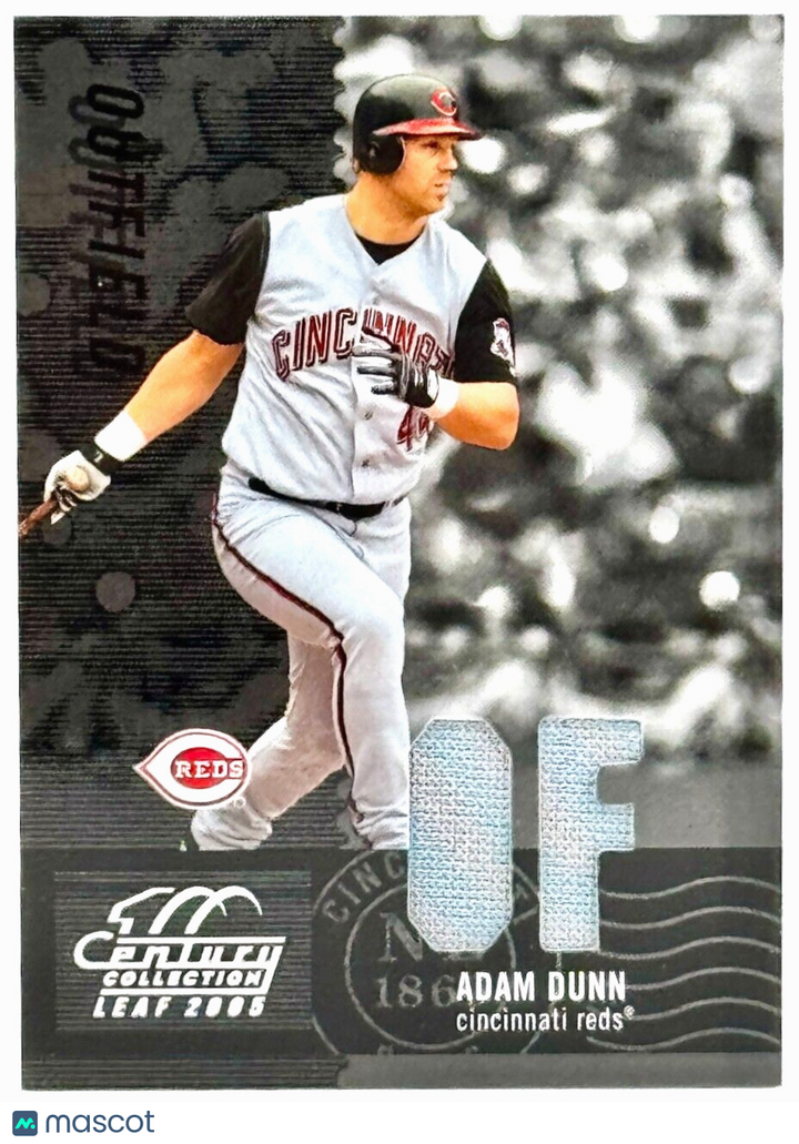 2005 Leaf Century Collection #144 Game Used Jersey (30/250) Adam Dunn - Reds