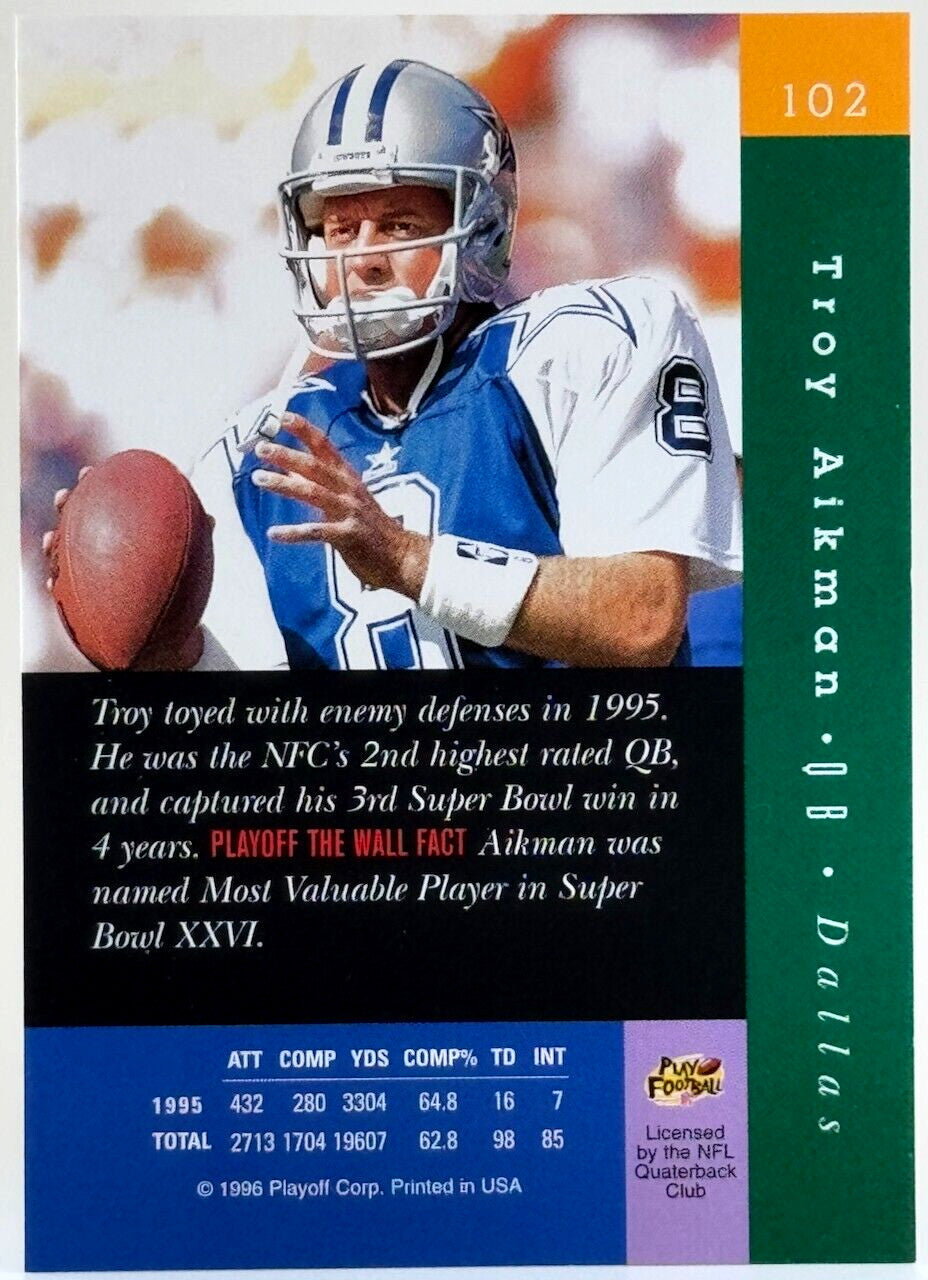 1996 Playoff Absolute - #102 Troy Aikman (HOF)