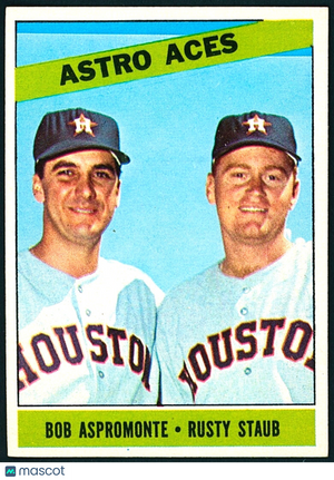 1966 Topps - Rusty Staub (CHOF), Bob Aspromonte #273 EX+/NM Centered