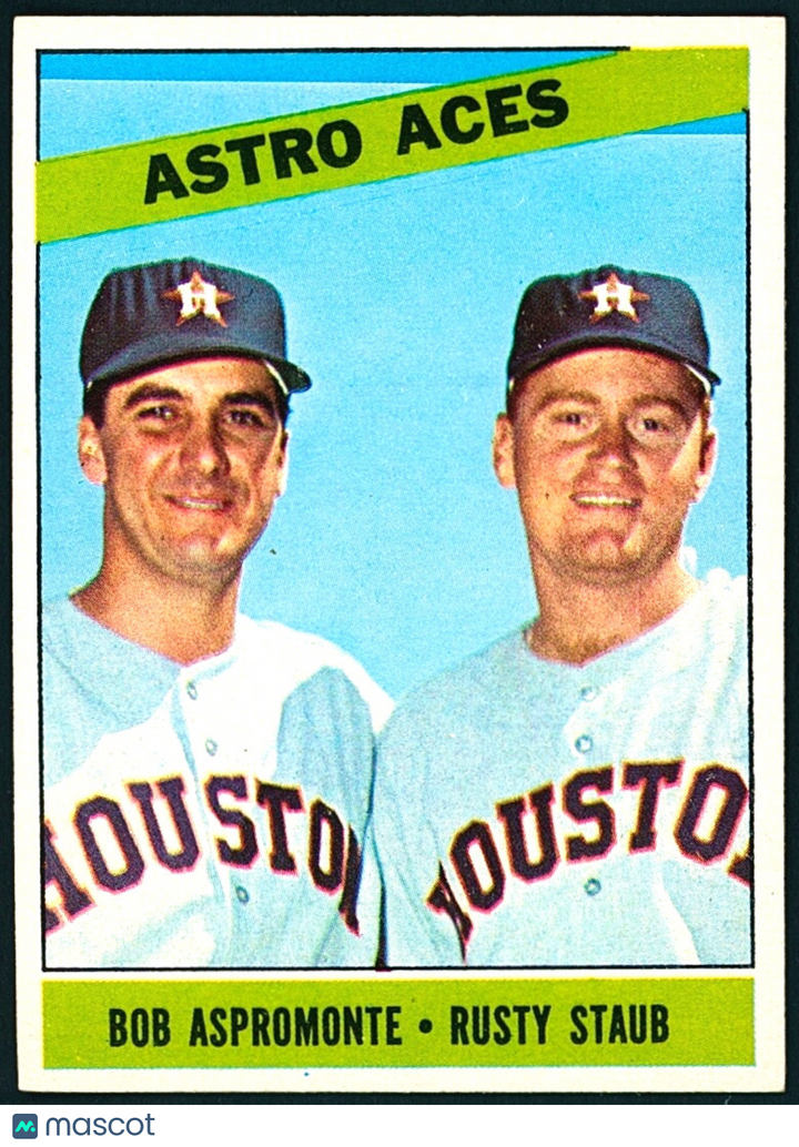 1966 Topps - Rusty Staub (CHOF), Bob Aspromonte #273 EX+/NM Centered
