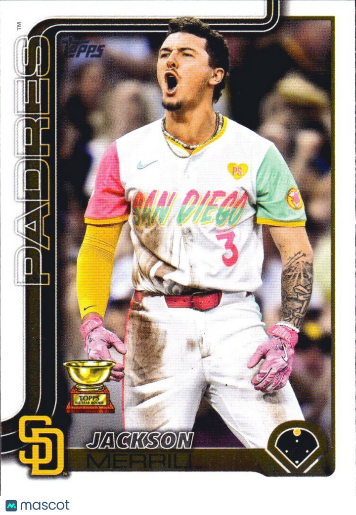 ⚾️ 2025 Topps Series 1 #125 Rookie Cup - Jackson Merrill - Padres