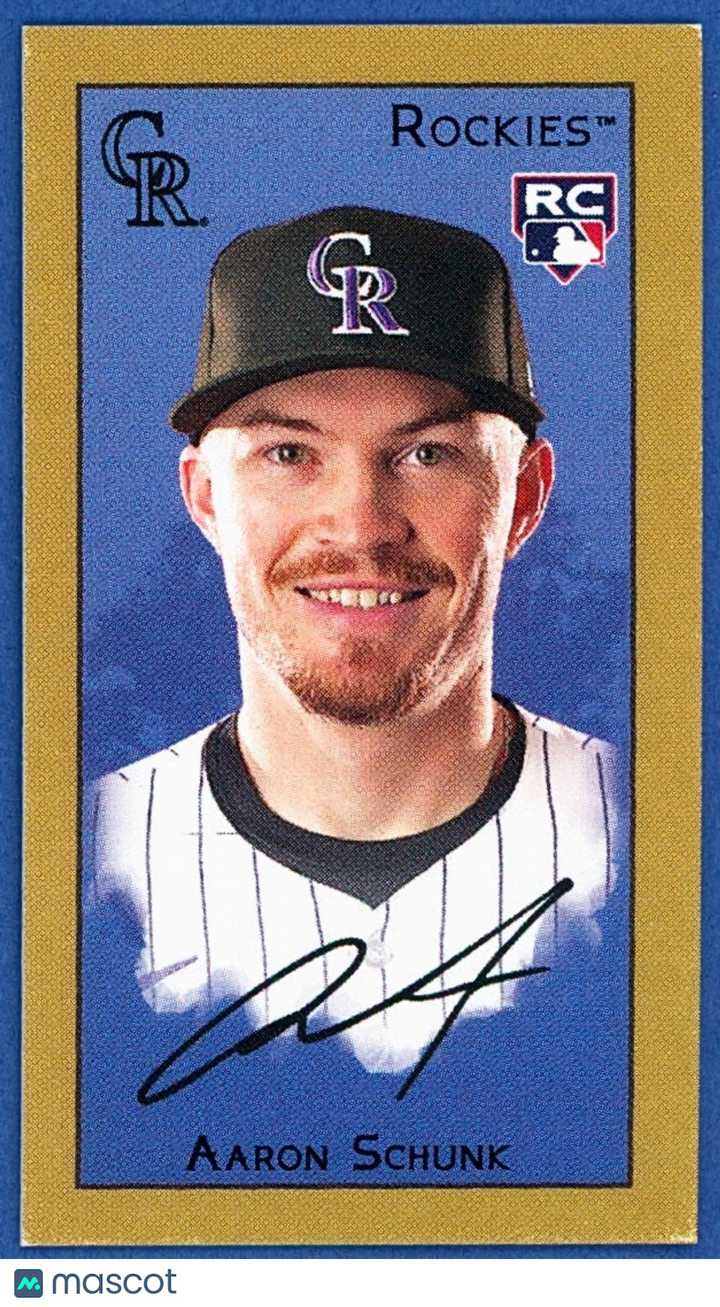 2025 Topps 205 T205 Cycle Back 1:10 Packs SP - Aaron Schunk #90 (RC) Rookie