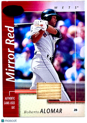 2002 Leaf Certified #111 Mirror Red Relic Refractor (13/150) Roberto Alomar HOF