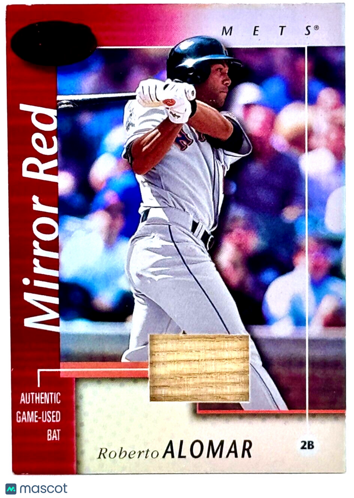 2002 Leaf Certified #111 Mirror Red Relic Refractor (13/150) Roberto Alomar HOF