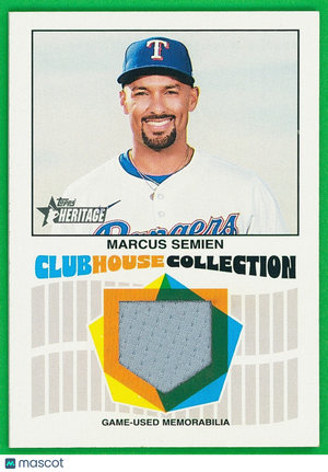 2026 Topps Heritage Clubhouse Collection Game-Used Relic - Marcus Semien