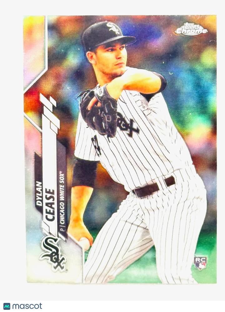 2020 TOPPS CHROME REFRACTOR - #43 DYLAN CEASE (RC) ROOKIE - WHITE SOX
