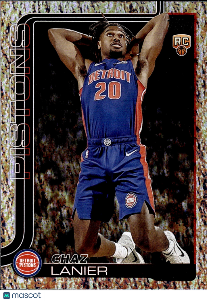 2025-26 Topps Basketball #238 Sand Glitter - Chaz Lanier (RC) Rookie