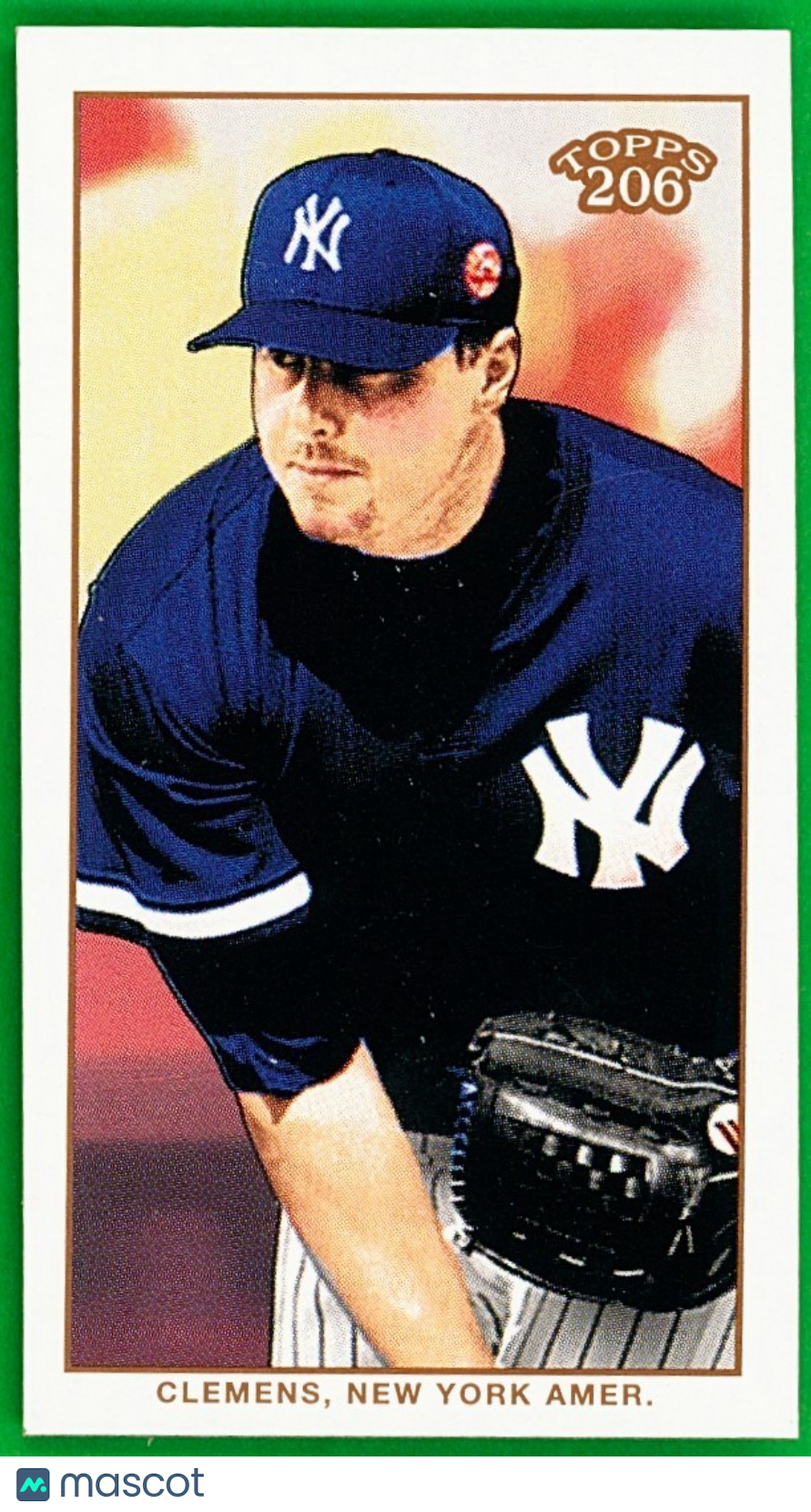 2002 Topps 206 Mini - Tolstoi Red Back #30 Roger Clemens
