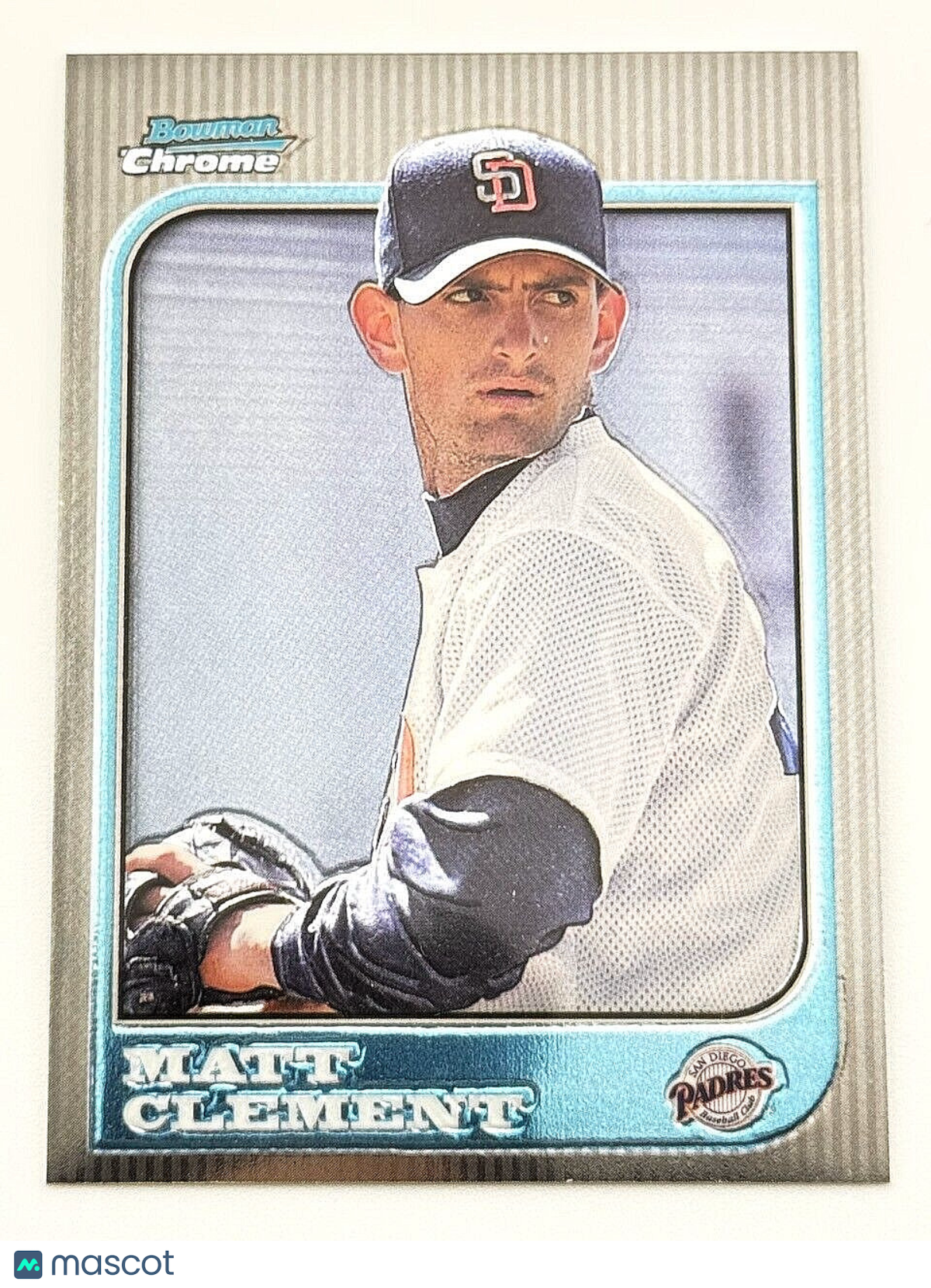 1997 Bowman Chrome Silver Foil Baseball Matt Clement #190 XRC - Padres