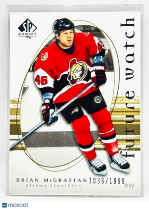 2005-06 UD SP Authentic - Future Watch #236 Brian McGrattan (1036/1999) (RC)