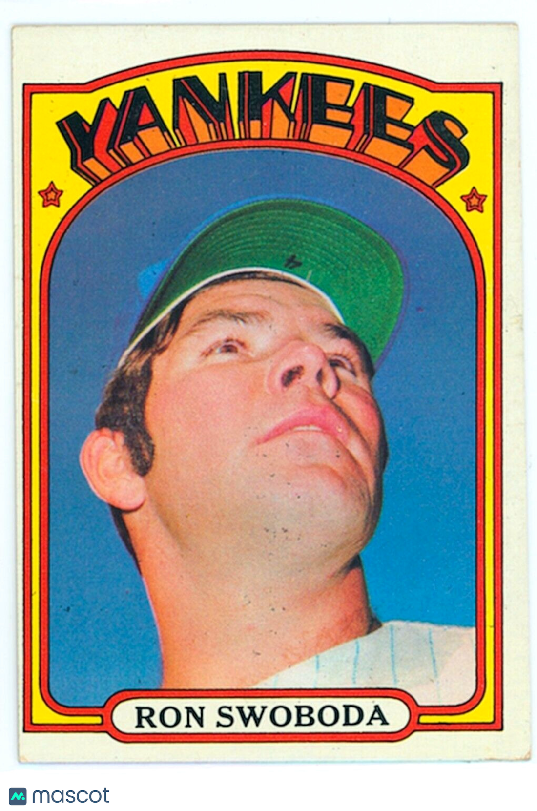 1972 Topps - #8 Ron Swoboda - Yankees - EX