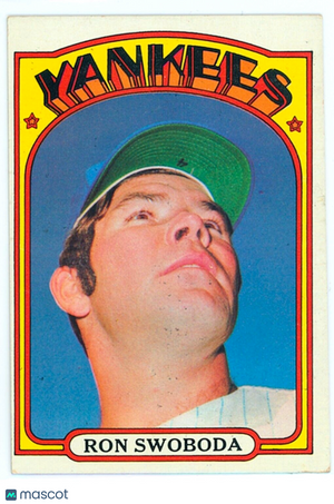 1972 Topps - #8 Ron Swoboda - Yankees - EX