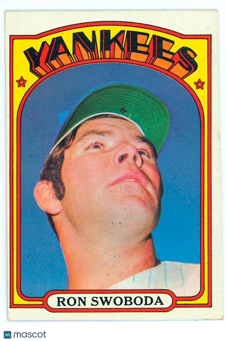 1972 Topps - #8 Ron Swoboda - Yankees - EX