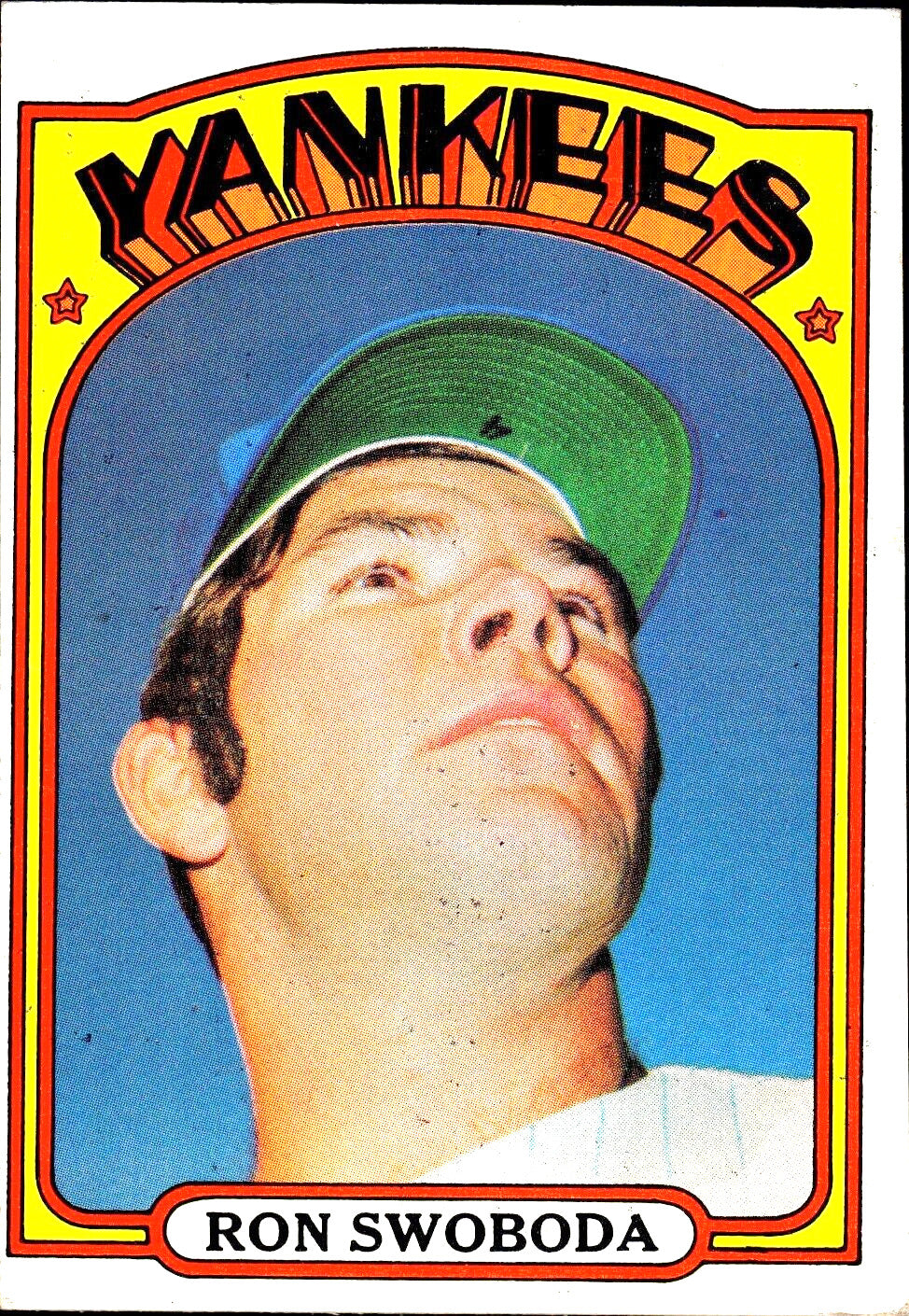 1972 Topps - #8 Ron Swoboda - Yankees - EX